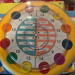 Usbourne Learning Palette wheel system and 2 card packs
